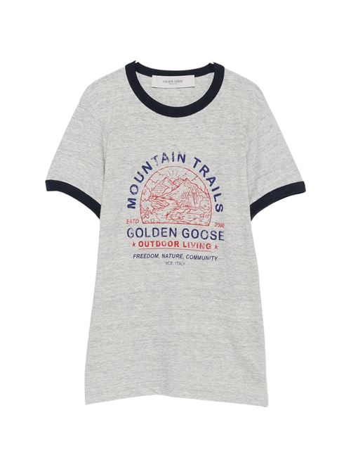 T-shirt con stampa GOLDEN GOOSE | GWP02768P00264260717